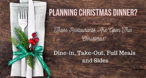 Top Restaurants Open on Christmas Day 2021 - Enjoy Festive Feast with Family and Friends